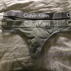 Set of two Calvin Klein thongs